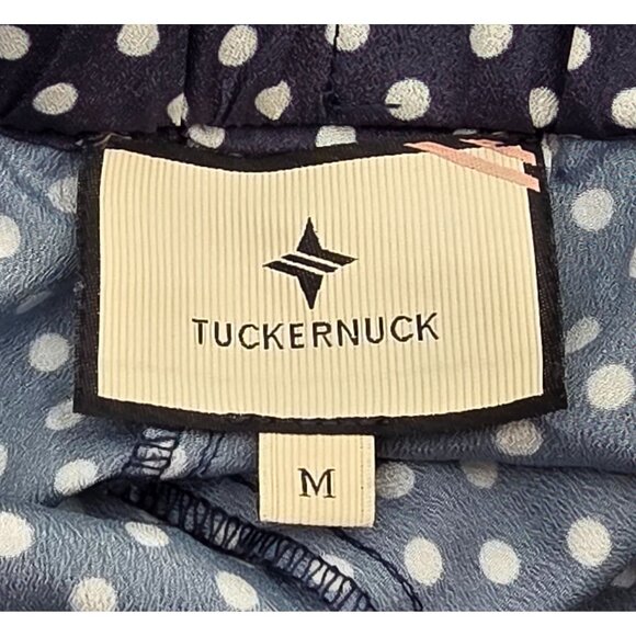 Women's - Tuckernuck Blue & White Polka Dot Shorts, Size Medium - Picture 5 of 7